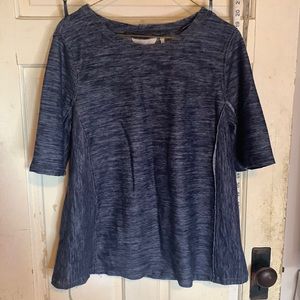 Anthropologie top, denim colour sz L